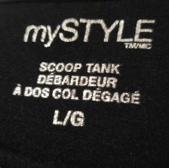 RESTING GYM FACE GRAPHICS SCOOP TANK - Picture 4 of 4